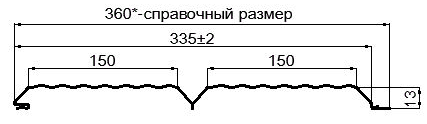 Фото: Сайдинг Lбрус-XL-В-14х335 NormanMP (ПЭ-01-1015-0.5) в Красноармейске