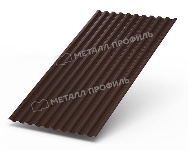 Профнастил С21 х 1000 - B (Steelmatt-20-8017-0.4±0.08мм) в Красноармейске