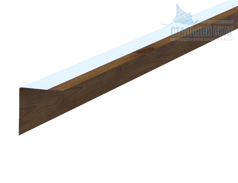Фото: Планка угла внутреннего 30х30х3000 (ECOSTEEL_T-12-Дуб-0.45) в Красноармейске