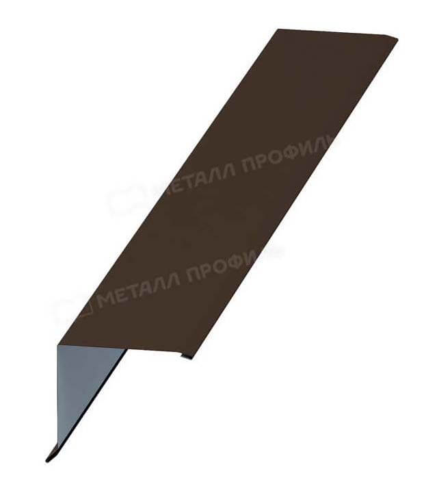 Планка торцевая 95х120х2000 (VALORI-20-Brown-0.5)